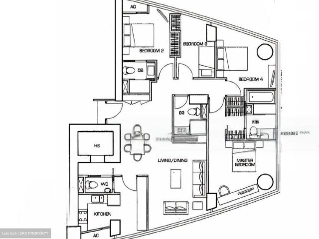 The Sail @ Marina Bay D1, Apartment