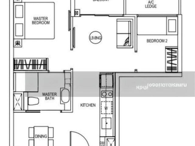 The Poiz Residences D13, Apartment