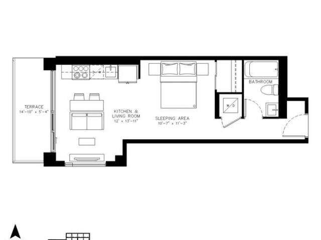 The Pacific 1 Bedroom Apartment for Rent at 2946 Dundas St W, Toronto, ON M6P 0C7 The Junction