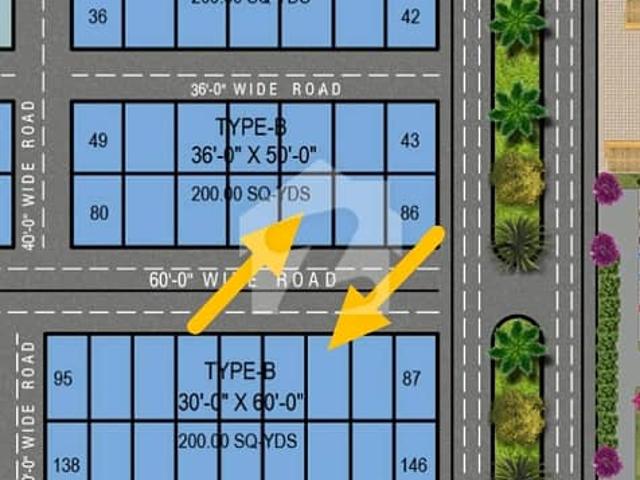 The Palm 4 200 Sq. Yard Plot for Sale