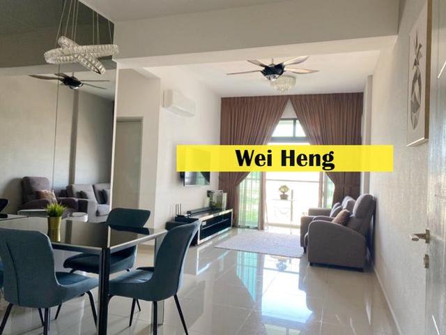 the promenade high floor 980sf fully furnished in bayan baru rent