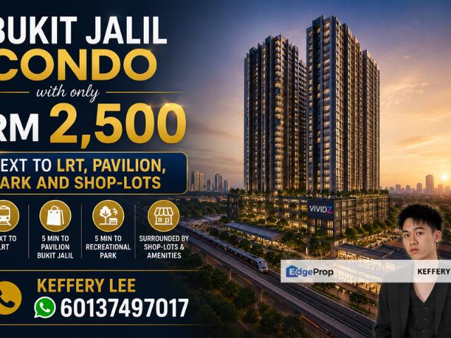 The Queenswoodz @Bukit Jalil Linked to LRT Station, Next to Pavilion, Next to 40 Shop lot, Next to Recreational Park