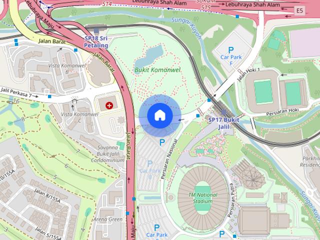 The Rosewoodz Prime Location Furnished Service Residence for Rent in Bukit Jalil