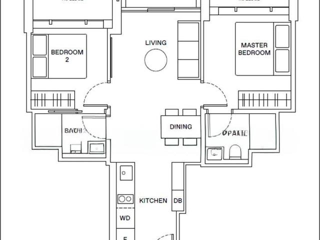 The Reserve Residences D21, Apartment