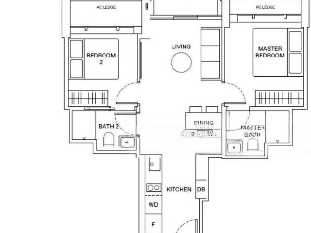 The Reserve Residences D21, Apartment