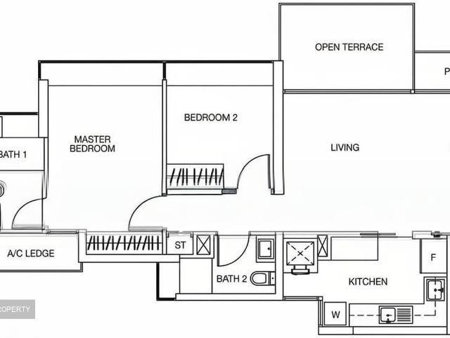 The Riverine By The Park D12, Apartment