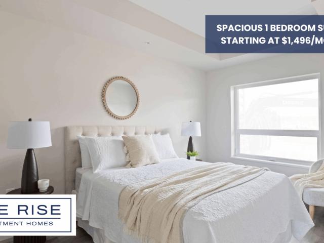 The Rise Apartment Homes 1 Bedroom Apartment for Rent at 540 Dougall Rd N, Kelowna, BC V1X 0C7