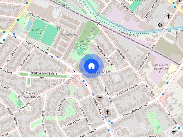 The Woodside, Spadina Suites