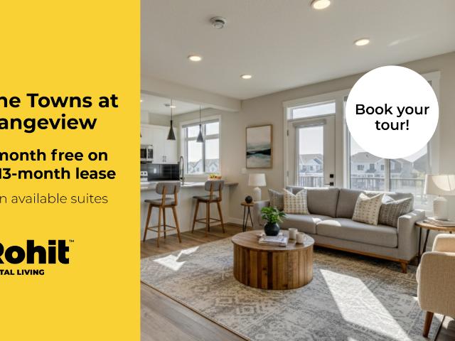 The Towns at Rangeview 3 Bedroom Home for Rent at 226 Heirloom Green Se, Calgary, AB T3S None