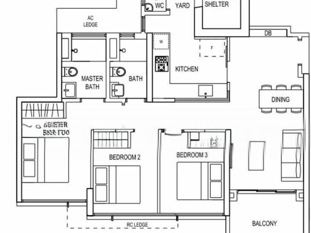 The Terrace D19, Condominium