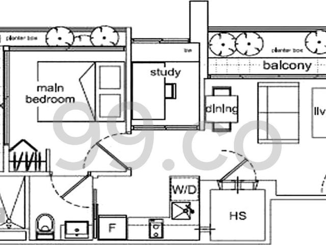The Tier D12, Apartment