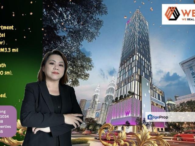 The Tropicana Residences above W Hotel Kuala Lumpur, KLCC, Selangor _ 2+1Bed, 2Bath FOR SALE