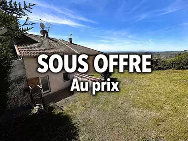 Thizy les Bourgs 69240 Achat / Vente maison 4 pièces t4 jardin terrasse