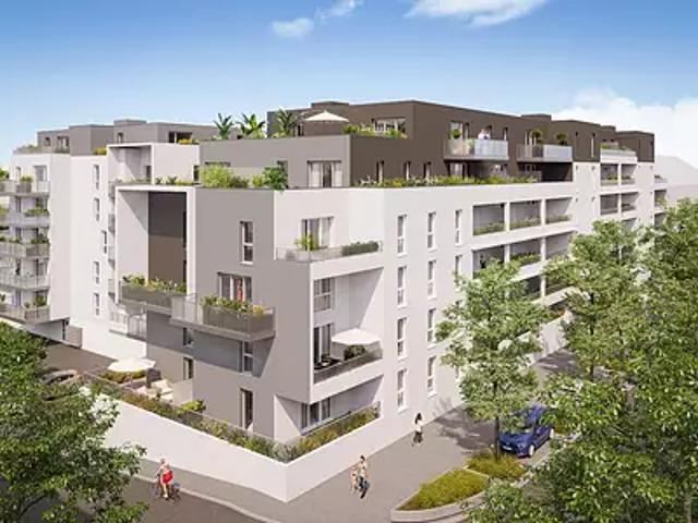 Thionville 57100 Programme neuf appartement neuf à vendre t3 LMNP