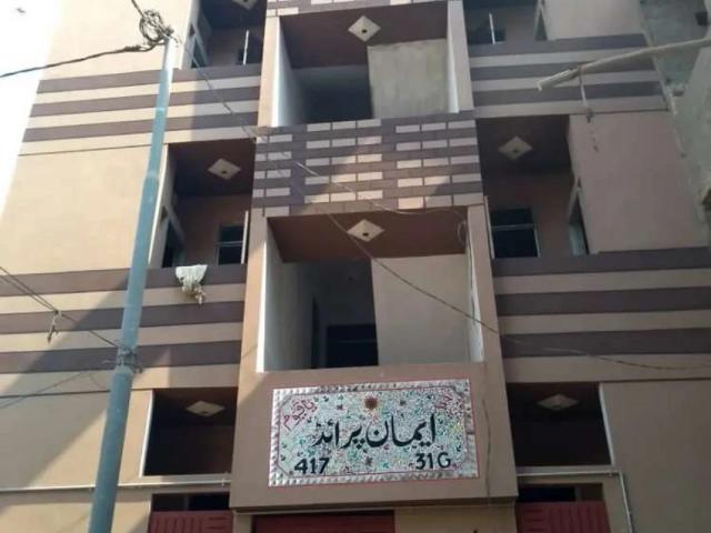 Third floor with roof 60 square yards luxury brand new flat Karachi Korangi ID 51968