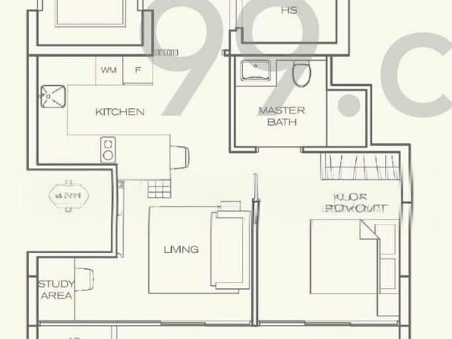 Three Balmoral D10, Apartment