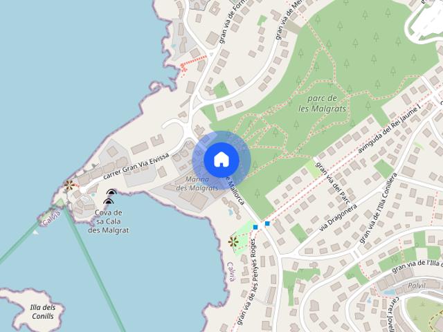 Three Bedroom Apartment in Nice Condition for Rent in the Florymar Community of Santa Ponsa Featuring a Large Terrace with Sea Views Direct Water Access and Swimming Pool