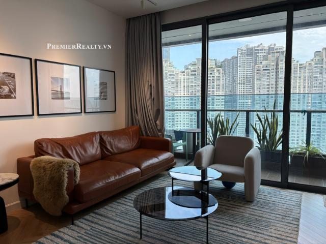 Thuê ngay Sunwah Pearl 2PN+1 view sông & Landmark 81 – full nội thất