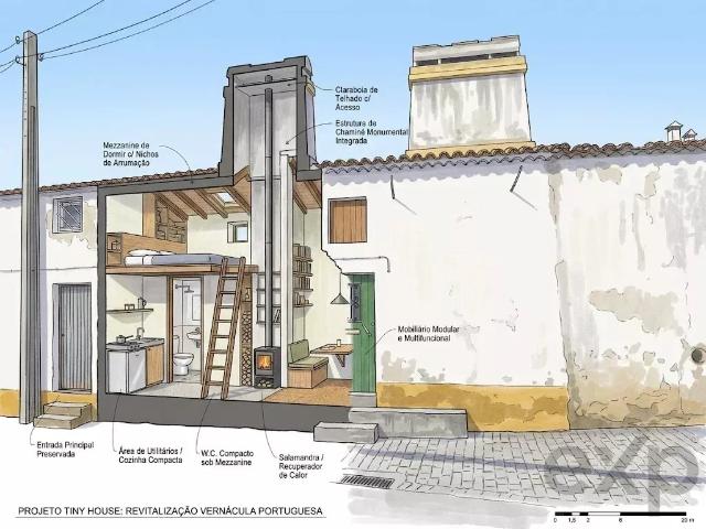 Tiny House Rústica de 80 m² em Monte da Pedra