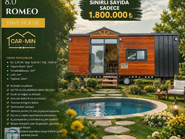 Tiny House Romeo 8 Özgürlüğü Doğayla Birleştiren Mini Yaşam Alanı