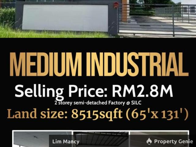 Tiong Nam Industrial Park SILC Gelang Patah Semi Detached Medium Industrial