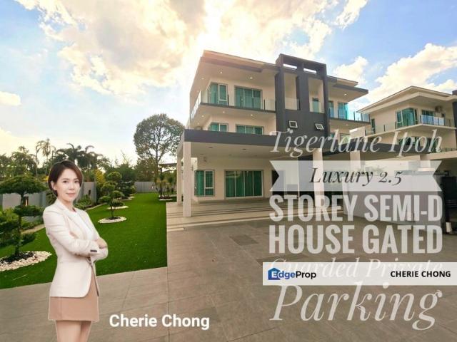 Tigerlane Ipoh Luxury 2.5 Storey Semi D House Private Parking Gated Guarded