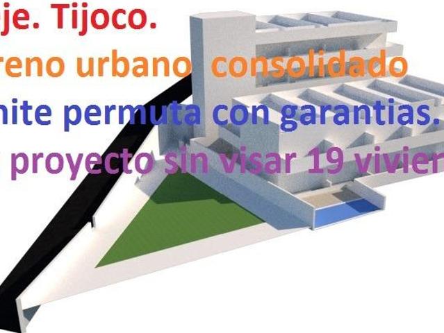 Tijoco Bajo.Terreno urbano consolidado 23 viviendas con proyecto. edificabiidad de 1803m2 m2 a