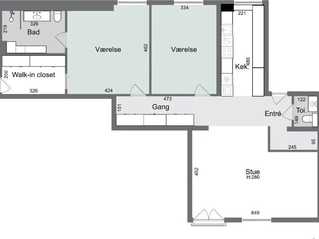 Til salg: Dania 52, 2. 7. Næstved Ejerlejlighed på 139 m² Boligsiden