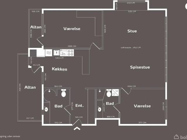 Til salg: Edvard Falcks Gade 4, 3. Tv. København V Ejerlejlighed på 112 m² Boligsiden
