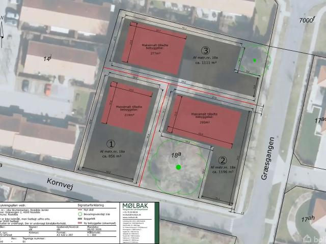 Til salg: Græsengen 2, Roskilde Helårsgrund på 856 m² Boligsiden
