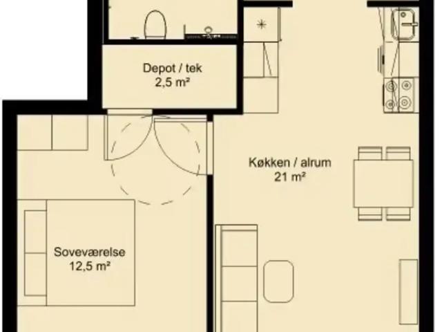 Til salg: Roskildevej 233D, Benløse, Ringsted Andelsbolig på 65 m² Boligsiden