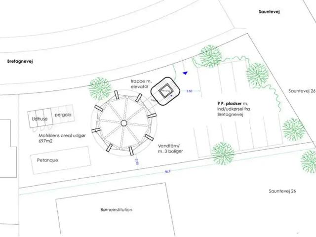 Til salg: Sauntevej 24, Hornbæk Helårsgrund på 697 m² Boligsiden
