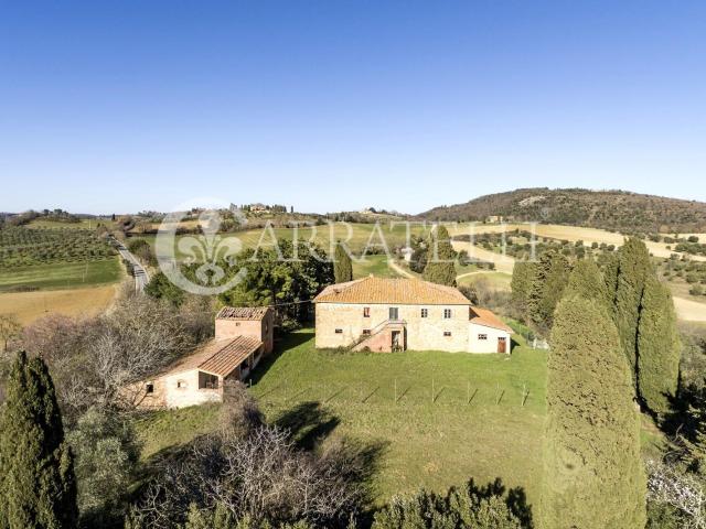 Tipico casale in pietra di circa 648 mq da ristrutturare a M. 648m² Torrita di Siena