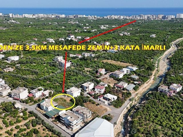 TÖMÜK ZEMİN+3 KATA İMARLI ARSA