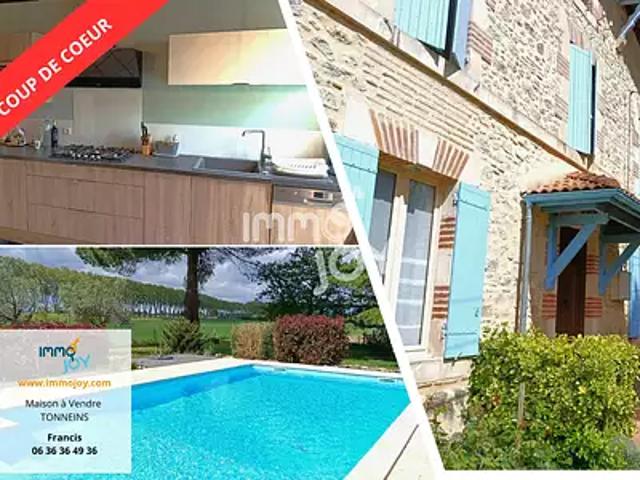 Tonneins 47400 Achat / Vente maison 6 pièces t6