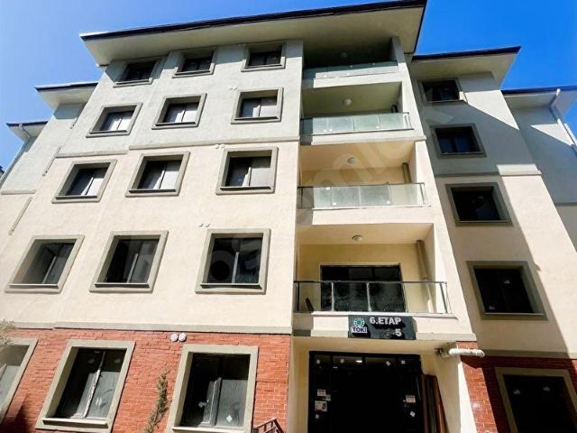 TOKİ ATIŞOKULU 6.ETAPTA SIFIR, E.BANYOLU, BALKONLU KÖŞE TİP 3+1