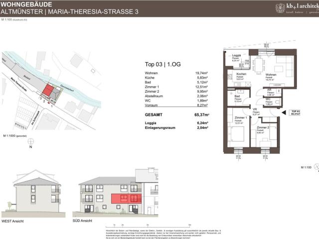 TOP 3 Wohnen mit Weitblick in den Theresien Appartements in Altmünster