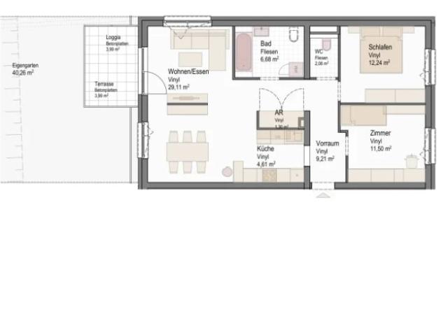 TOP 2.5 Kirchdorf: Wohnglück Lisztstraße