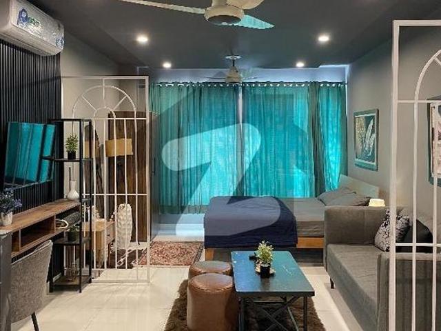 Top City 1 Islamabad near international Fully Furnished Studio Apartment Available for rent Top City 1