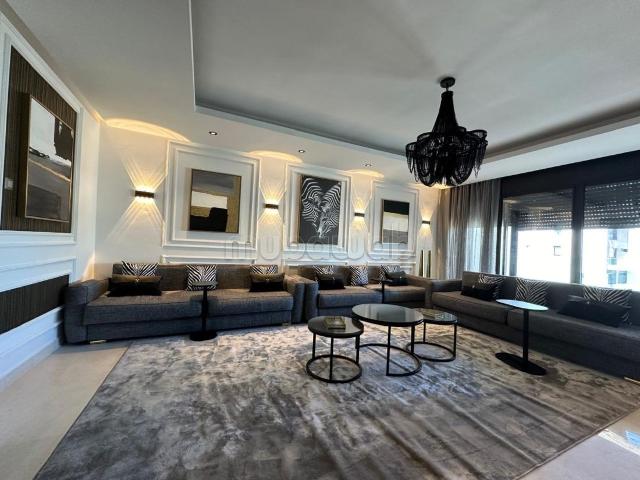 Top appartement meublé à louer à ain diab étage élevé