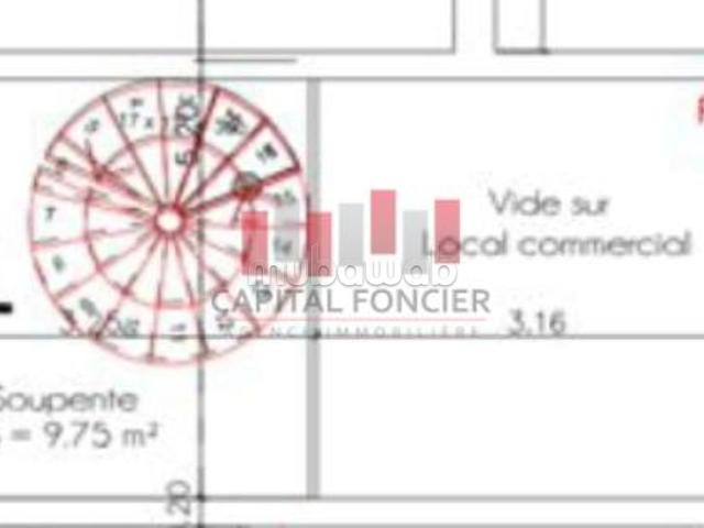 Top emplacement Maarif 30m2 à la location
