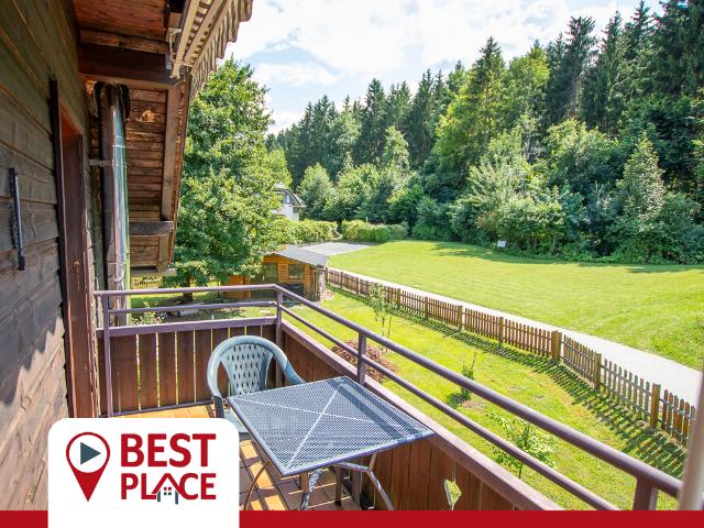 TOP: Feistritz im Rosental: Bezaubernde Wohnung im Feriendorf Rosental. Einziehen und wohlfühlen !