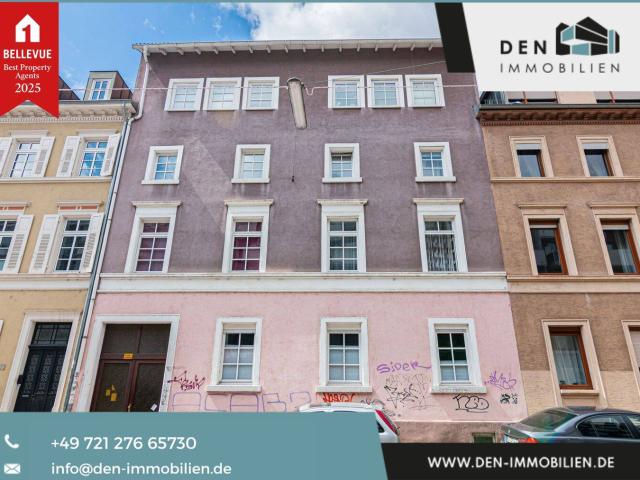 Top Lage Weststadt: Helles 1 Zimmer Apartment mit Einbauküche und Altbauflair