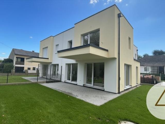 Top Neubau in Markgrafneusiedl: 5 Zimmer Ziegelhaus mit Eigengarten, Balkonen 2 Stellplätze – schlüsselfertig!
