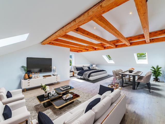Top saniertes, stylisches Dachstudio ca.60 m² Modernes Wohnen für Individualisten