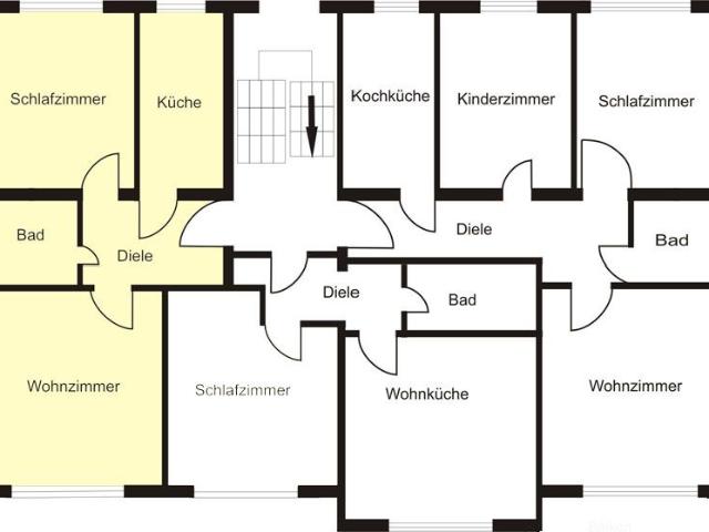 TOP renovierte, helle ca. 48,70 m² Wohnung am Westpark!