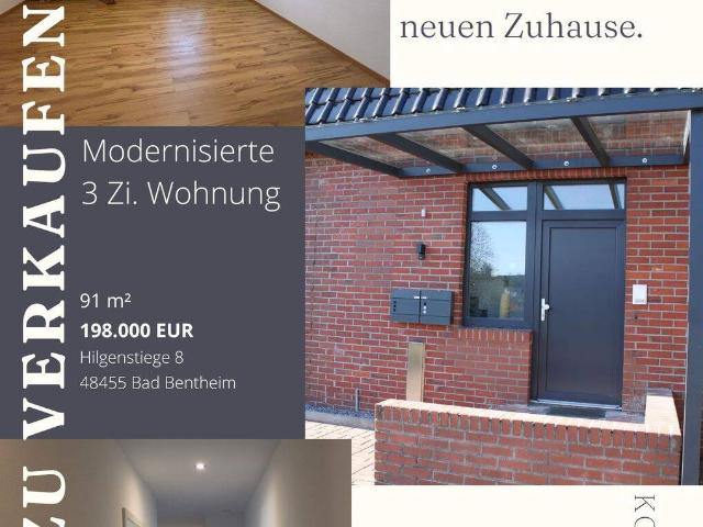 TOP Wohnung, Zentral in Bad Bentheim.+Provision Frei
