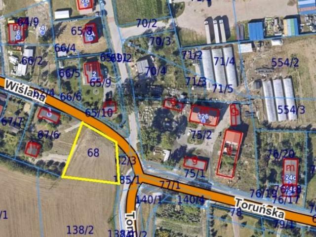 Toruńska 1 289 m², Wielka Nieszawka