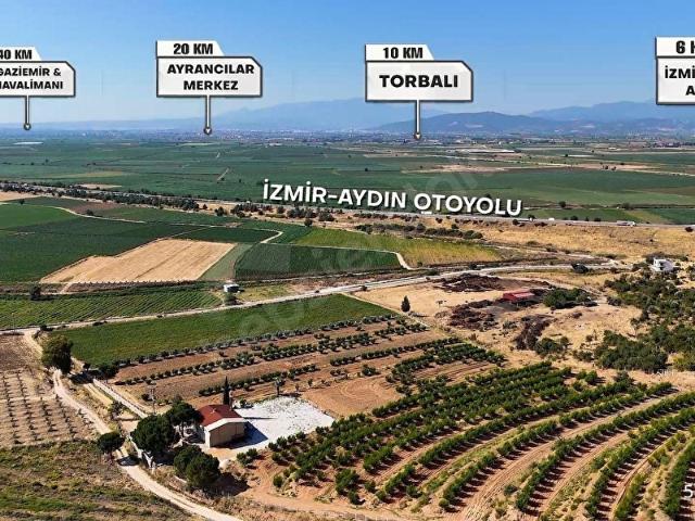 Torbalı Ahmetli'de Satılık Meyve Bahçesi SuElektrikEv Mevcut