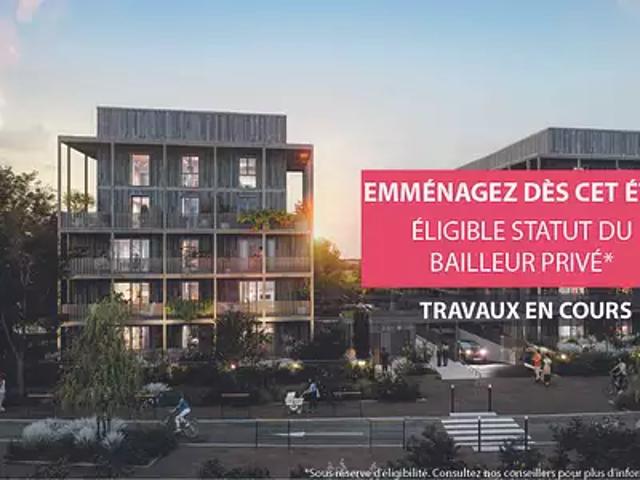 Torcy 77200 Programme neuf appartement neuf à vendre t2 BBC PTZ+ LMNP HQE